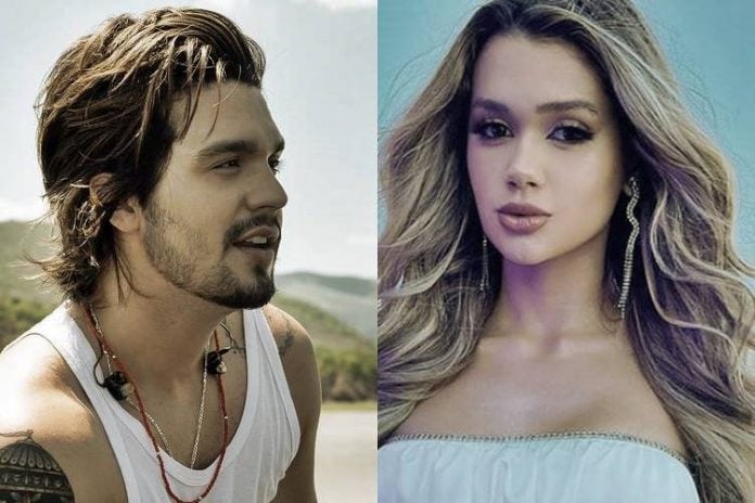 Luan Santana e suposta affair postam fotos com travesseiros parecidos e viram alvos de especulações - Foto: Reprodução/Instagram/Montagem ÁreaVIP