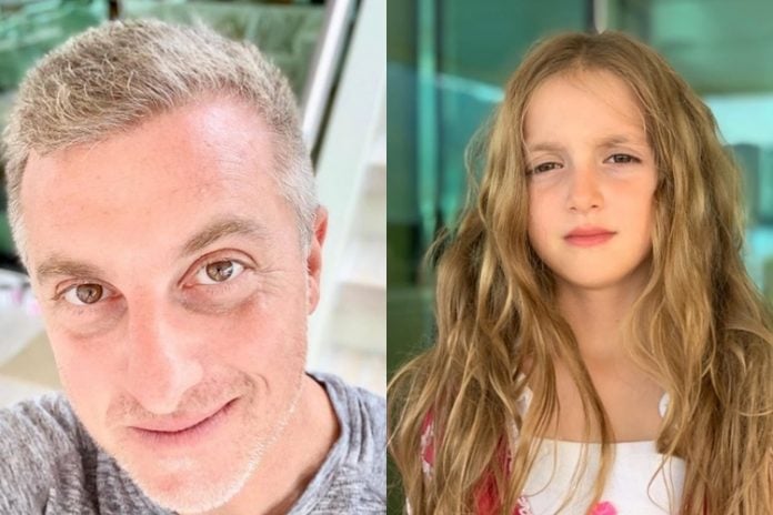 Luciano Huck e a filha Eva foto reprodução instagram montagem Area Vip