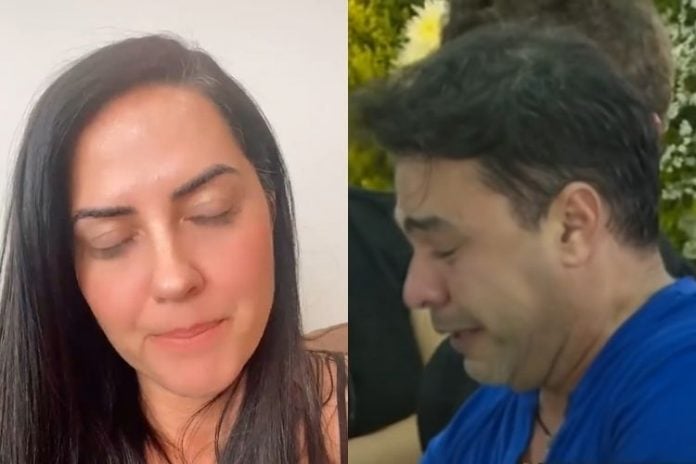 O cantor sertanejo Zezé di Camargo e a noiva - Reprodução: Instagram e TV Globo (Montagem: Área VIP)