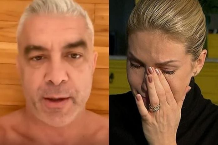 O marido de Ana Hickmann e a apresentadora - Reprodução: Instagram e Record (Montagem: Área VIP)