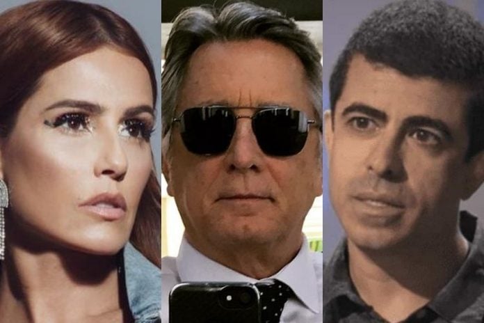 Deborah Secco, Marcius Melhem e Eduardo Galvão - Reprodução: Instagram (Montagem: Área VIP)