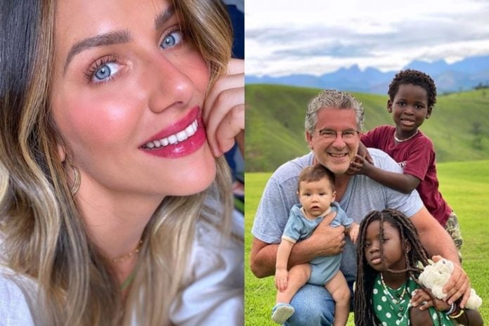 Zyan, Titi e Bless curtem vovô, pai de Giovanna Ewbank: ''o super herói'' - Foto: Reprodução/Instagram