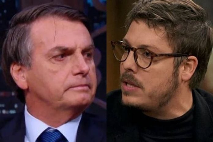 Jair Bolsonaro e Fabio Porchat - Reprodução: TV Globo e SBT (Montagem: Área VIP)