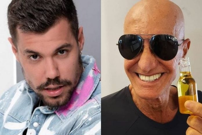 Lipe Ribeiro e Amin Khader - Reprodução: Instagram (Montagem: Área VIP)