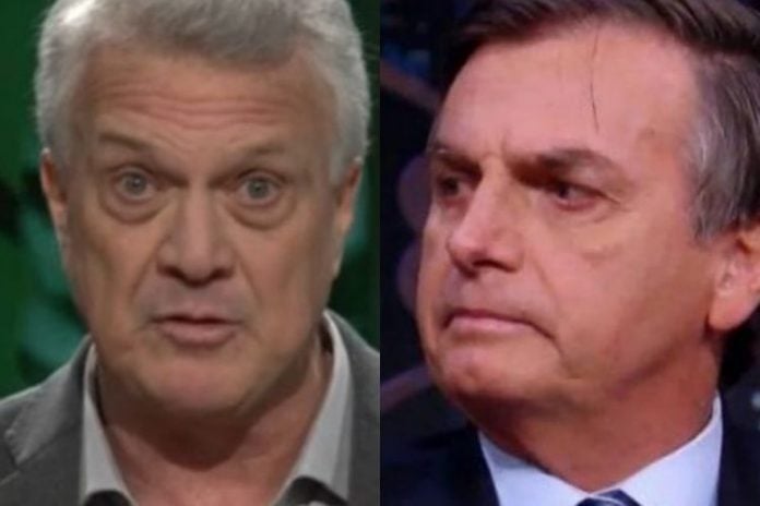 Pedro Bial e Jair Bolsonaro - Reprodução: InstagraTV Globo e SBT