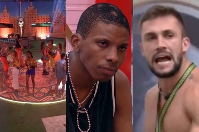 A festa Herança Negra - Reprodução: Gshow (Montagem: Área VIP)