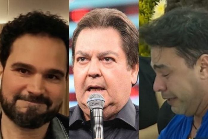 Faustão, Zezé di Camargo e Luciano - Reprodução: TV Globo (Montagem: Área VIP)