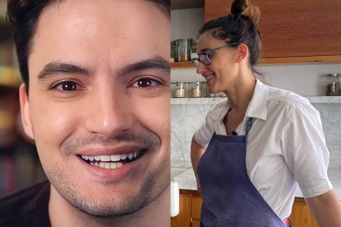 Fora do ''MasterChef'', chef Paola Carosella ensina Felipe Neto a fritar ovo em nova parceria com youtuber - Foto: Reprodução/Instagram/Montagem Área VIP