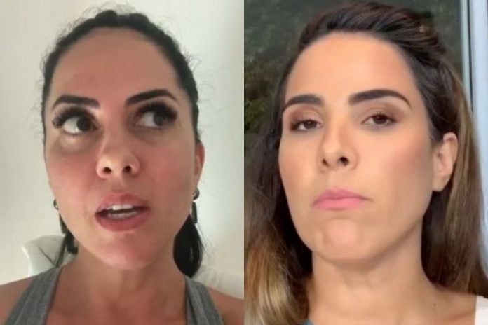 Graciele Lacerda, a mulher de Zezé di Camargo, e Wanessa Camargo - Reprodução: Instagram (Montagem: Área VIP)