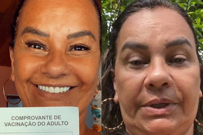 Após receber vacina da Covid-19, Solange Couto rebate críticas: ''Não tomei a frente de ninguém" - Foto: Reprodução/Instagram/ Montagem Área VIP