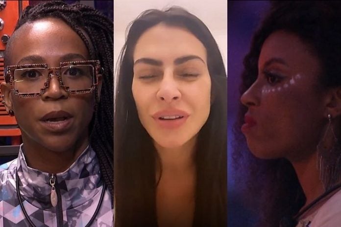 Cleo, Karol Conká e Lumena - Reprodução: Instagram e Globoplay (Montagem: Área VIP)