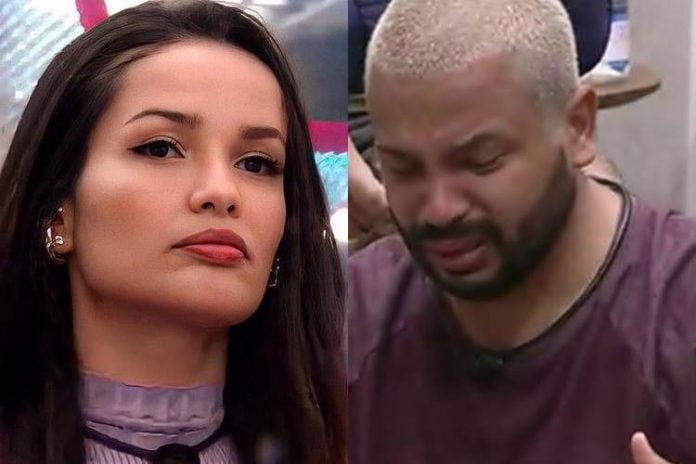 BBB 21: Projota vai as lágrimas por perder Prova do Anjo e Juliette o consola - ''Sei que dói'' - Foto: Reprodução/ Rede Globo/ Montagem Área VIP