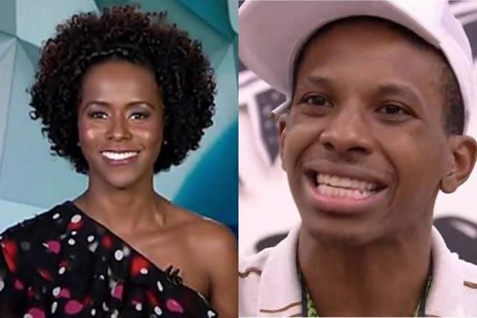 BBB 21: No Fantástico, Maju Coutinho manda recado para Lucas Penteado - Foto: Reprodução/ Rede Globo/ Montagem Área VIP