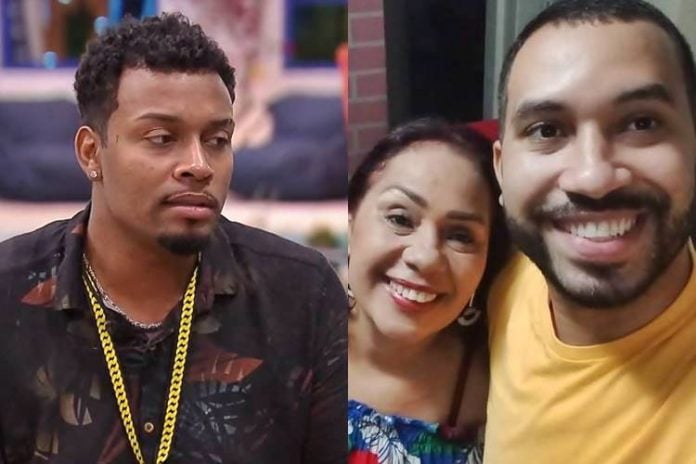 BBB21: Ao ver cenas polêmicas de Nego Di sobre cor de Gilberto, mãe de brother desabafa nas redes sociais - ''Degradante'' - Foto: Reprodução/ Rede Globo e Instagram/Montagem Área VIP