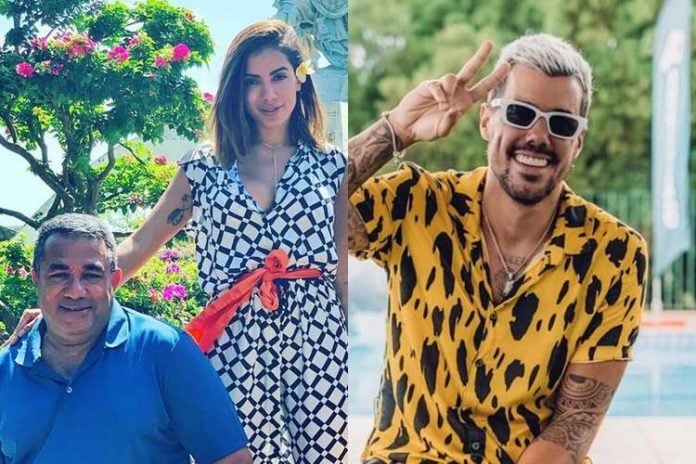 Pai de Anitta aprova romance de cantora com Lipe Ribeiro - Foto: Reprodução/ Instagram/ Montagem Área VIP