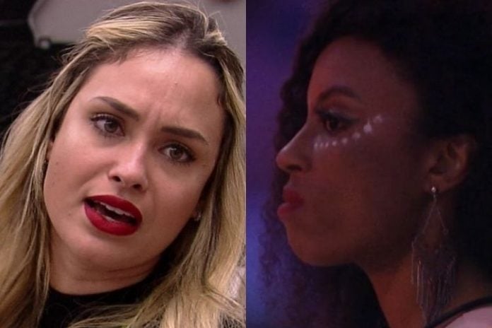 Sarah e Lumena - Reprodução: TV Globo (Montagem: Área VIP)