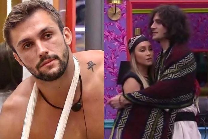 BBB21: Em bate-papo com Sarah, Arthur revela que sentiu ciúmes de Fiuk com Carla Diaz - ''Não sou obrigado'' - Foto: Rede Globo/ Montagem Área VIP