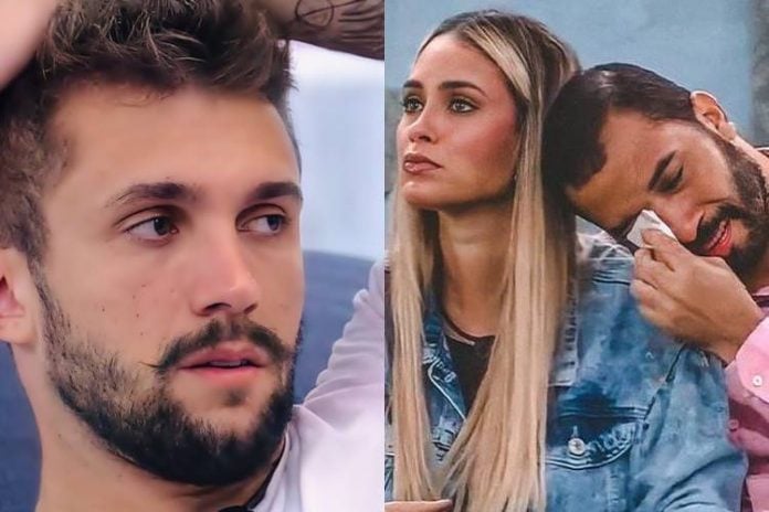 BBB21: Após eliminação de Projota, Arthur tenta articular com Carla Diaz um paredão entre Gilberto e Sarah - Foto: Reprodução/ Rede Globo/ Montagem Área VIP