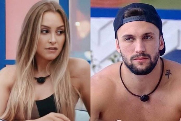 BBB21: Irritada, Carla Diaz reclama para Pocah sobre Arthur - ''Vai dar o anjo para o Projota'' - Foto: Reprodução/ Rede Globo/Montagem Área VIP