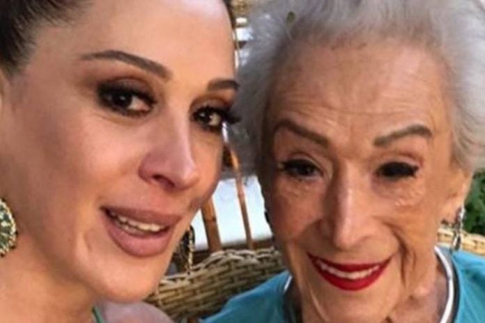 Claudia Raia com a mãe, Dona Odette (Reprodução/Instagram)