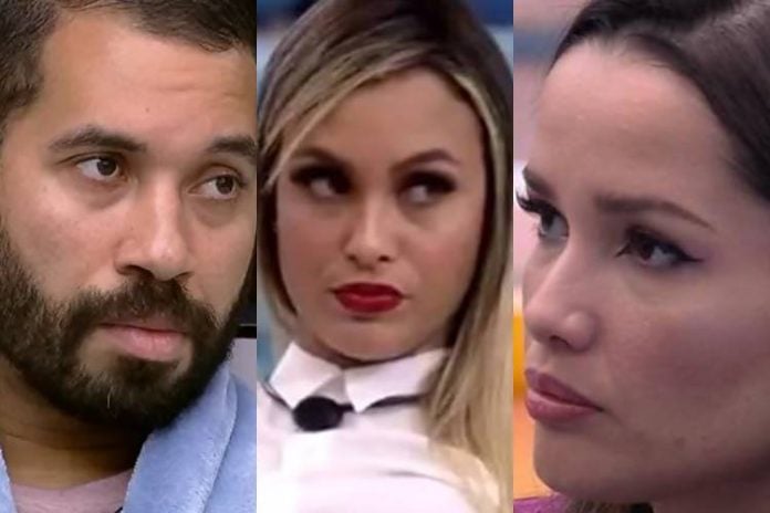 BBB21: Gilberto surpreende ao refletir que ele e Sarah estão exagerando ao falar sobre Juliette: ''A gente está pegando pesado'' - Foto: Rede Globo/ Montagem Área VIP