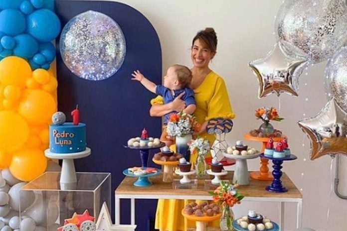 Gisele Itié e filho Luna foto reprodução Instagram