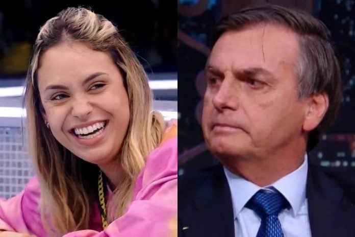 Sarah e Jair Bolsonaro - Reprodução: Instagram