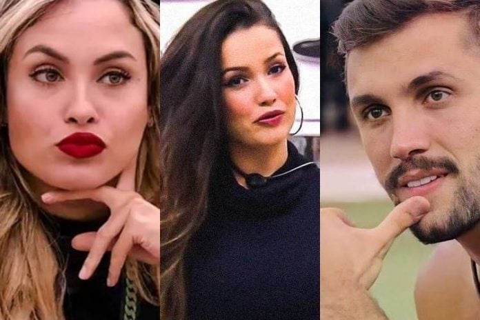 BBB21: Sarah acusa Juliette de manipular Arthur para não ir ao paredão - "Tentando convencer" - Foto: Reprodução/ Rede Globo/ Montagem Área VIP