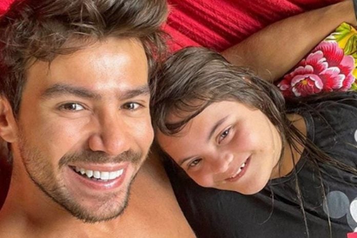 Sertanejo Mariano e cunhada Geovanna foto reprodução Instagram