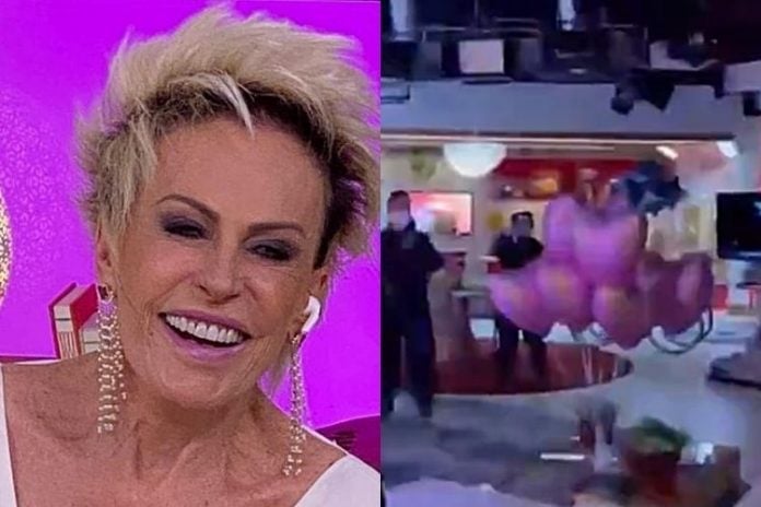 Ana Maria Braga e a surpresa - Reprodução: Instagram (Montagem: Área VIP)