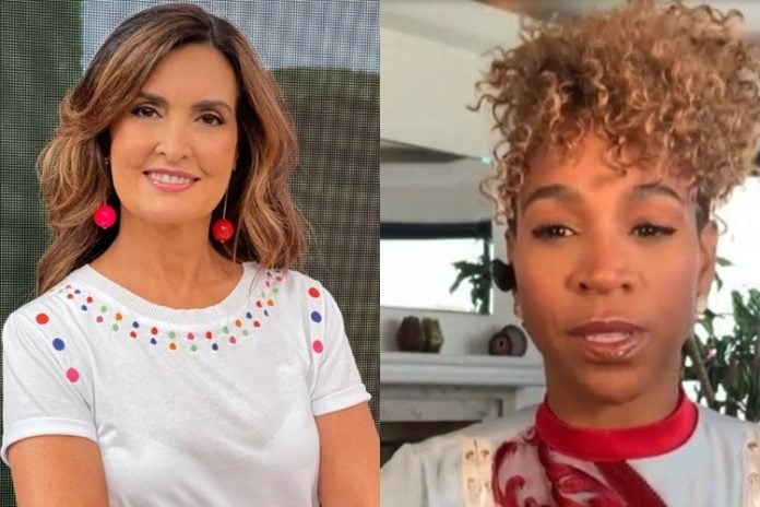 Fátima Bernardes e Karol Conká foto reprodução Instagram montagem Area Vip