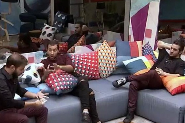 Imagem: Gil, Caio e Fiuk conversam sobre próximo paredão no Big Brother Brasil 21 (Reprodução/Instagram)