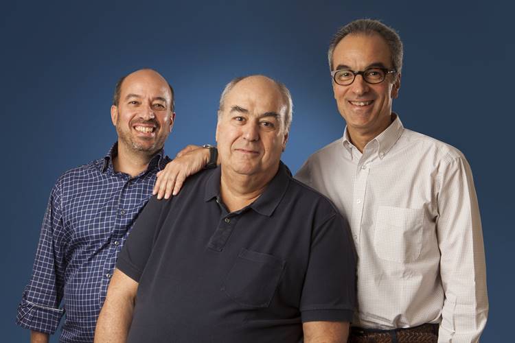 João Roberto Marinho, Roberto Irineu Marinho e José Roberto Marinho (Divulgação/TV Globo)