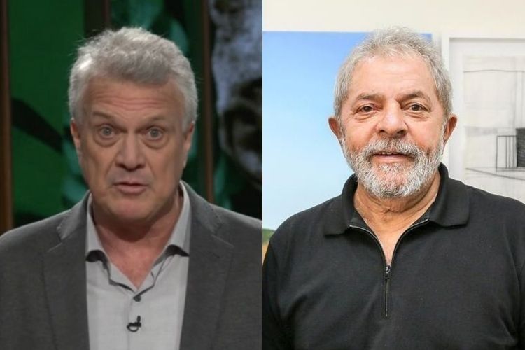 Pedro Bial e Lula - Reprodução: TV Globo