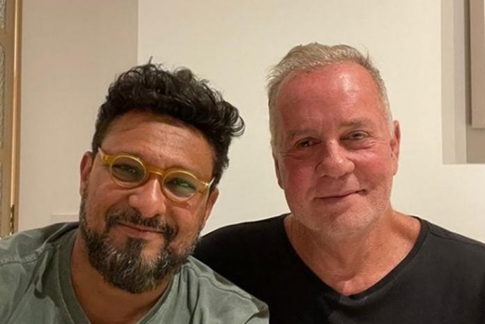 Adriano medeiros e Luiz Fernando Guimarães foto reprodução Instagram