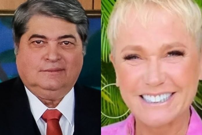 José Luis Datena e Xuxa Meneghel foto reprodução Instagram montagem Area Vip