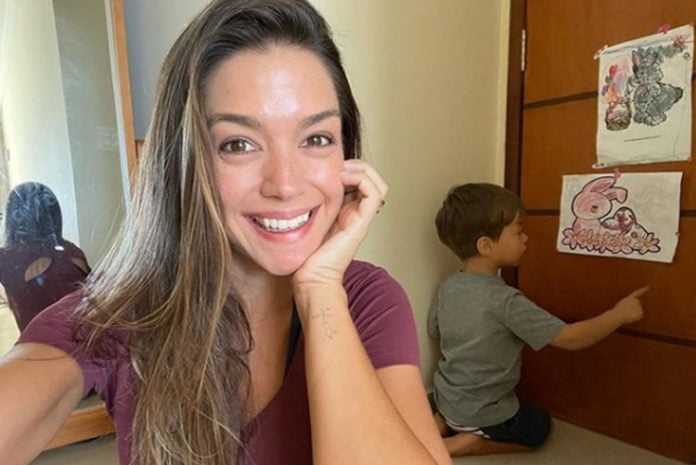 Thais Fersoza e filho Theodoro foto reprodução Instagram