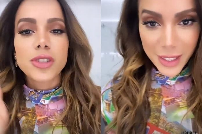 Anitta reprodução Instagram montagem Area Vip