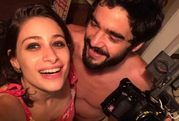 Luisa Arraes com Caio Blat (Foto: Reprodução / Instagram )