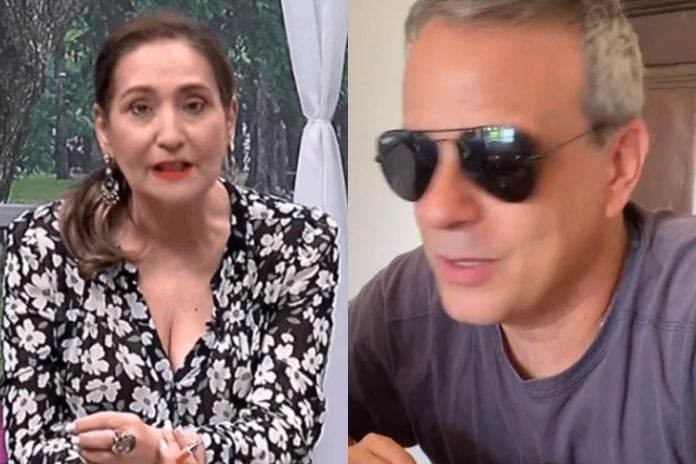 Sonia Abrão e Dudu Braga reprodução Instagram montagem Area Vip