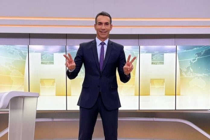 César Tralli no Jornal Hoje