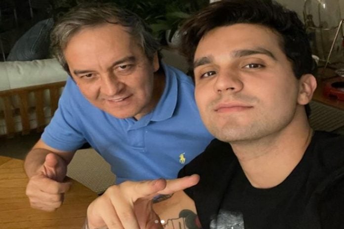 Luan Santana e pai Amarildo Domingos reprodução Instagram