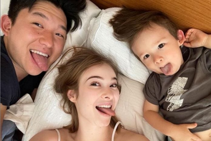 Pyonge Lee Sammy Lee e filho do casal Jack Lee reprodução Instagram