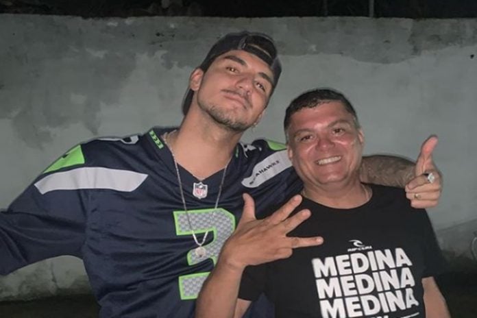 Gabriel Medina e o pai reprodução instagram 2