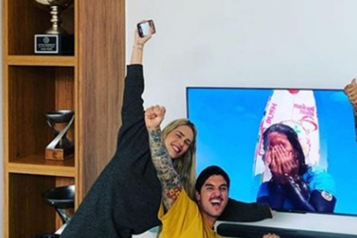 Gabriel Medina e Yasmim Brunet reprodução Instagram