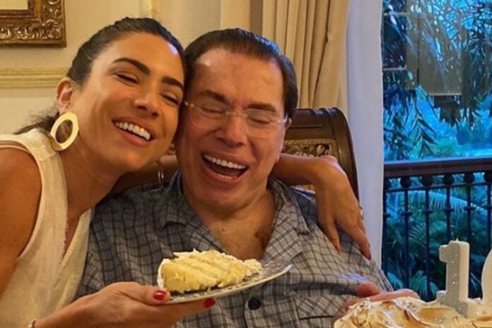 Patrícia Abravanel e Silvio Santos