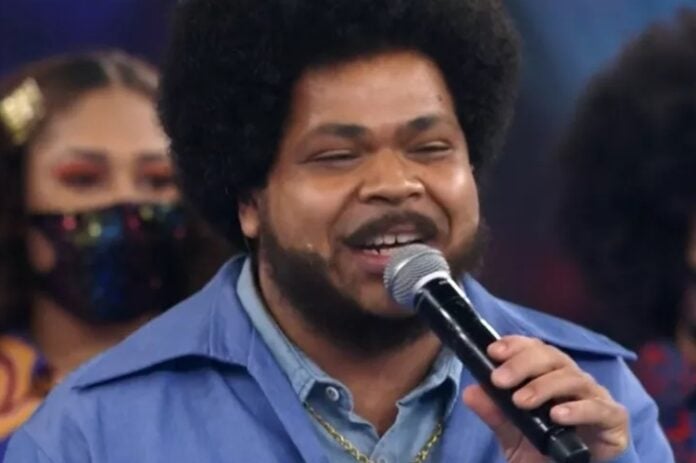 Cantor Robson Nunes no Show dos Famosos (Foto: Reprodução/TV Globo)