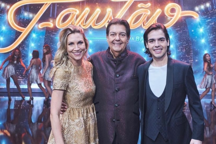 Faustão, João Guilherme e Ana