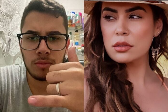 João Gustavo e Naiara Azevedo reprodução Instagram montagem Area Vip