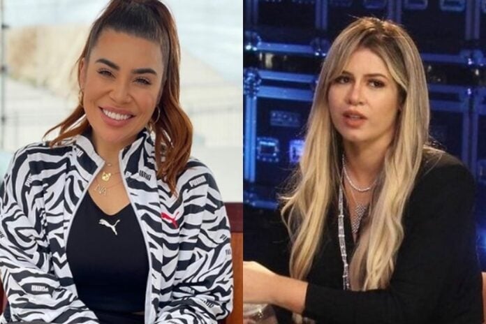 Naiara e Marilia reprodução Instagram montagem Area VIp